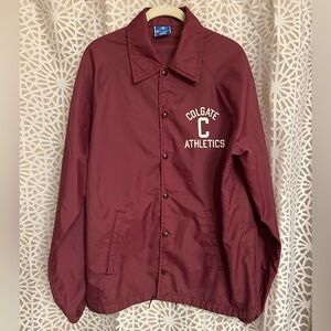 Vintage 70’s Champion Nylon Colgate College Coach Jacket